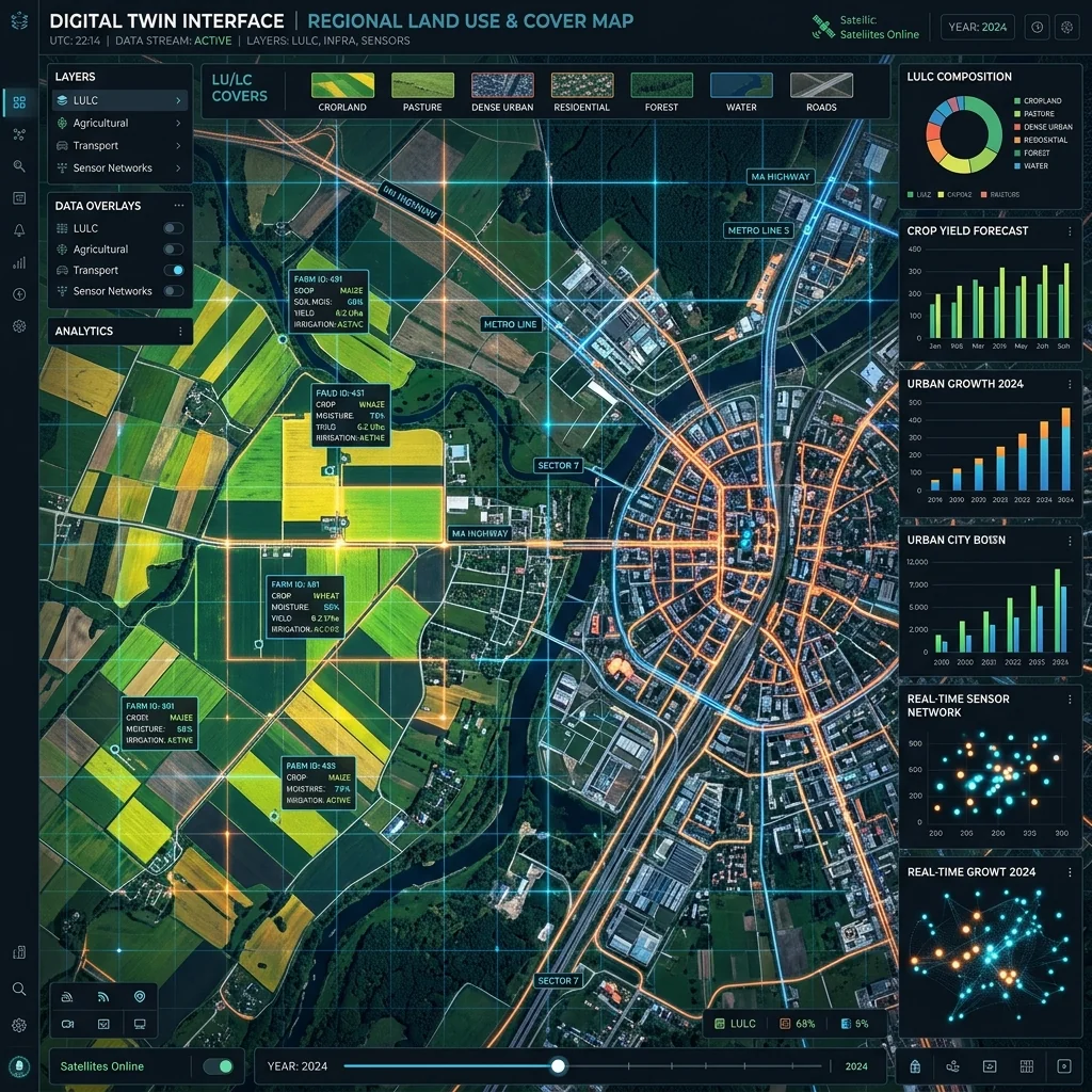 Enterprise LULC Digitization & Terrain Mapping